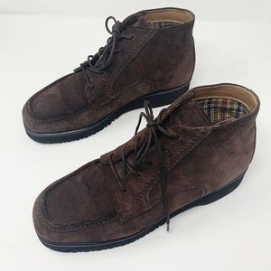 Danexx Vintage Ankle Boots Suede Leather 10M